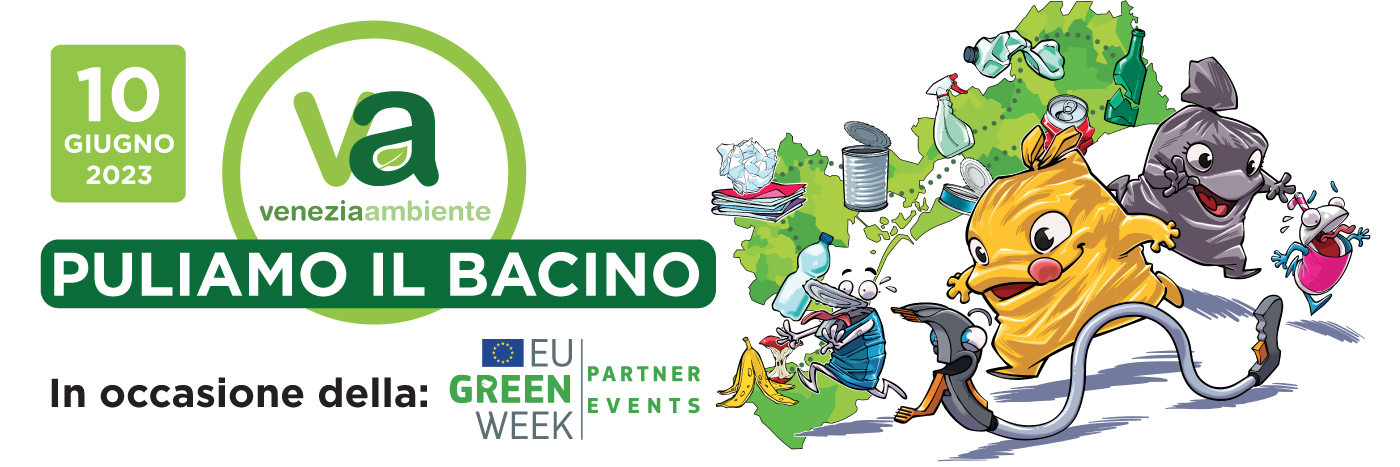 Venezia Ambiente: Puliamo il bacino 10 giugno 2023 Puliamo il bacino 2023